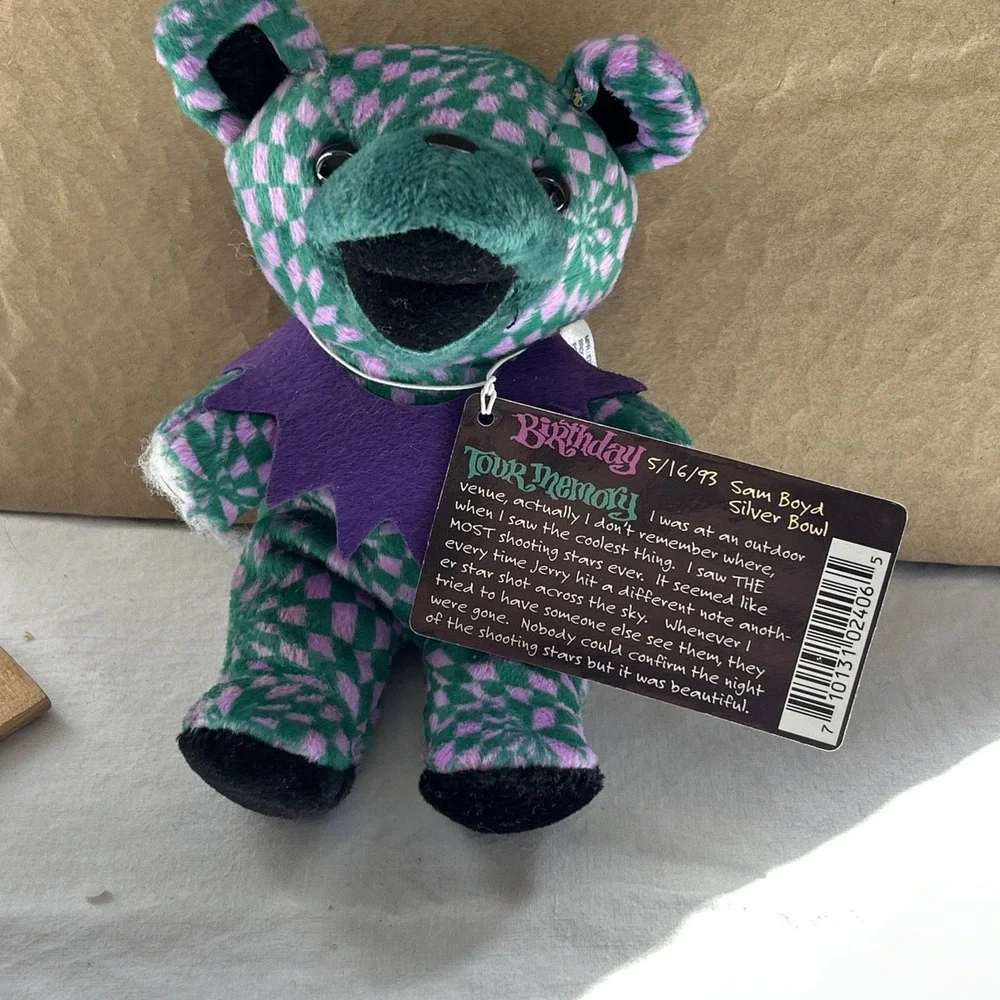 Pearly Baker Grateful‎ Dead Bean Bear Plush 7
